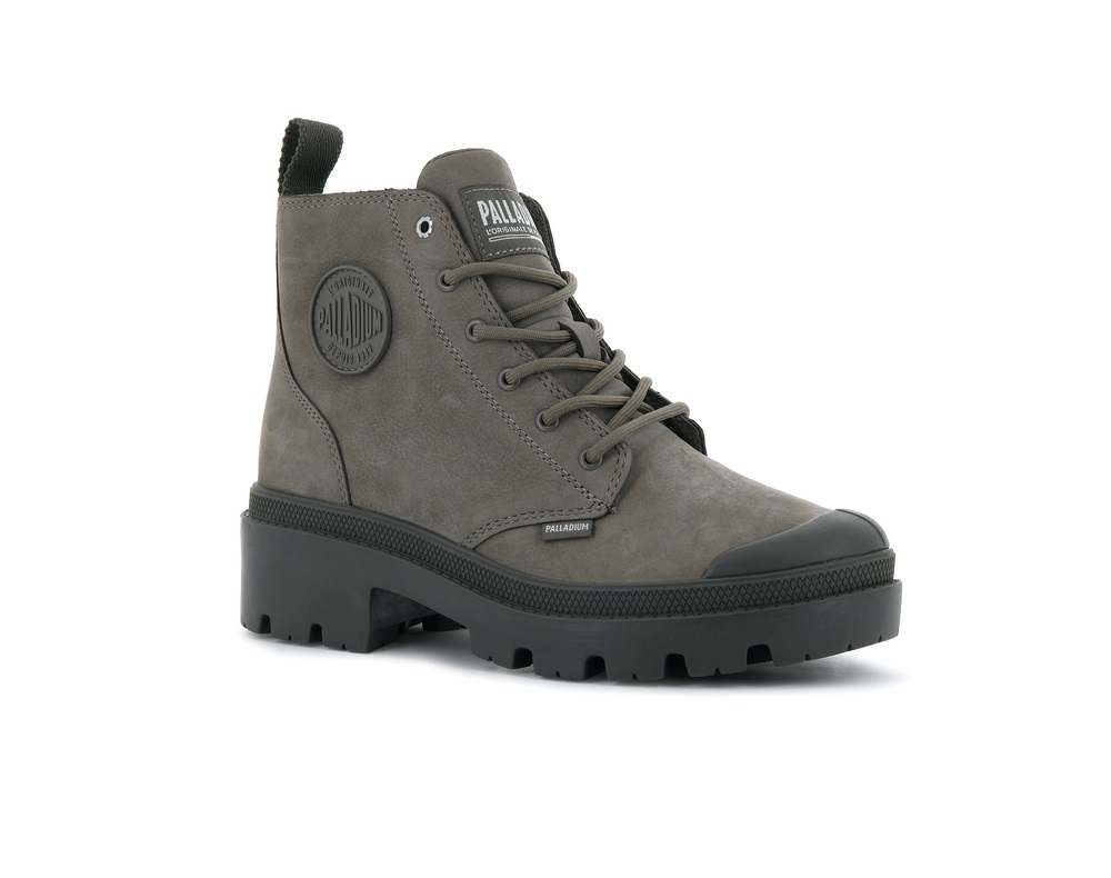 Botas Palladium PALLABASE NBK Mujer Taupe | Costa Rica-80913